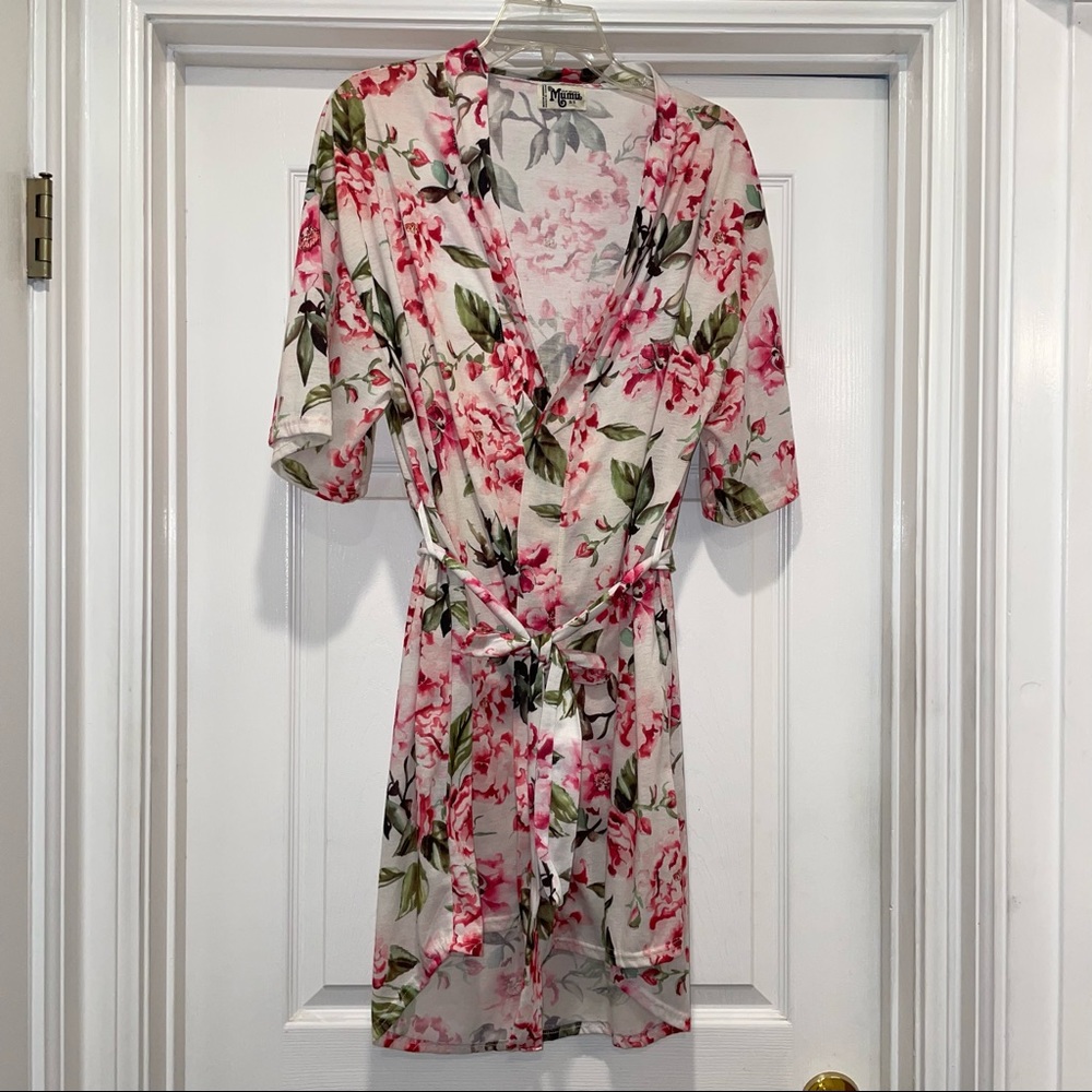 Show Me Your MuMu Brie Floral Garden of Blooms Robe Kimono One Size